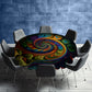 Mesmerizing Spiral Round Tablecloth