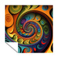 Mesmerizing Spiral Square Tablecloth