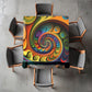 Mesmerizing Spiral Square Tablecloth