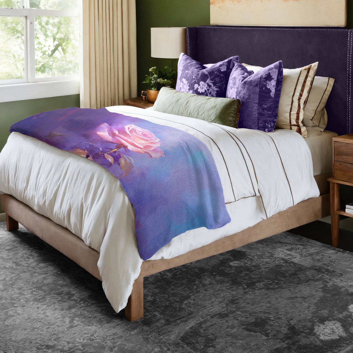 Mesmerizing Beauty Bed Throw