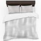 Metallic Silver Duvet Cover Set