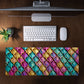Metallic Blocks Desk Pad
