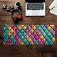 Metallic Blocks Desk Pad
