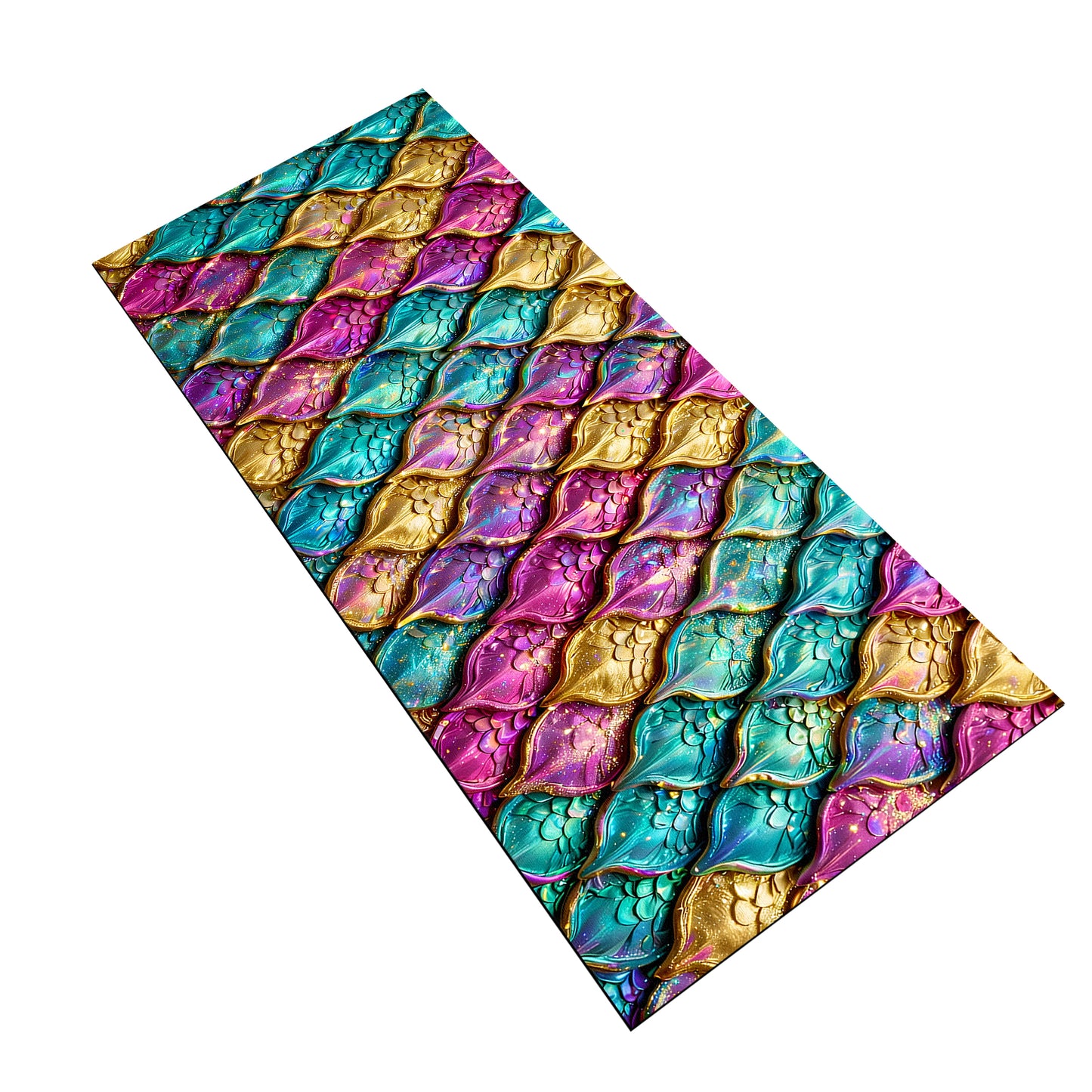 Metallic Blocks Desk Pad