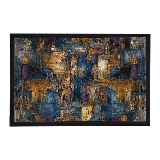 Metallic Patterns Door Mat
