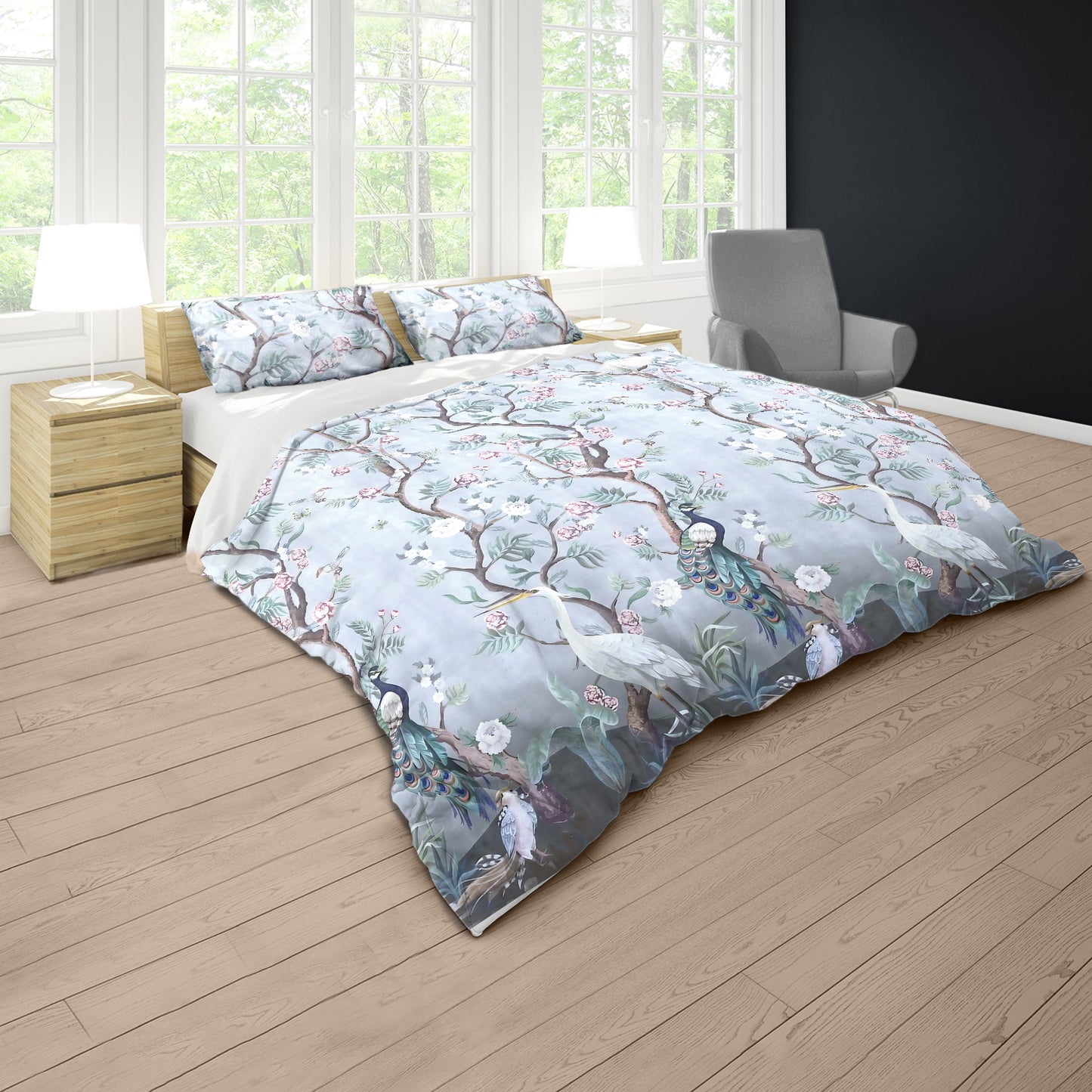 Midmorning Gossip Duvet Cover Set