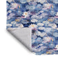 Midnight Lilies Light Weight Fleece Blanket