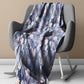 Midnight Lilies Light Weight Fleece Blanket