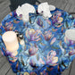 Midnight Magnolia Round Tablecloth