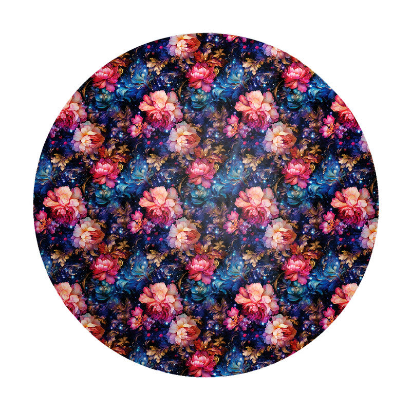 Midnight Party Round Tablecloth