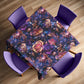 Midnight Rose Square Tablecloth