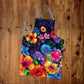 Midnight Garden Medium Length Apron