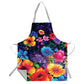 Midnight Garden Medium Length Apron