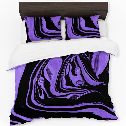 Midnight Currents Duvet Cover Set