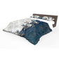 Midnight Divide Magnolia Duvet Cover Set