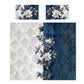Midnight Divide Magnolia Duvet Cover Set