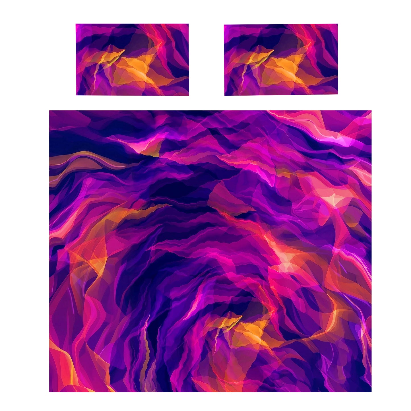 Midnight Mango Duvet Cover Set