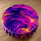 Midnight Mango Round Tablecloth