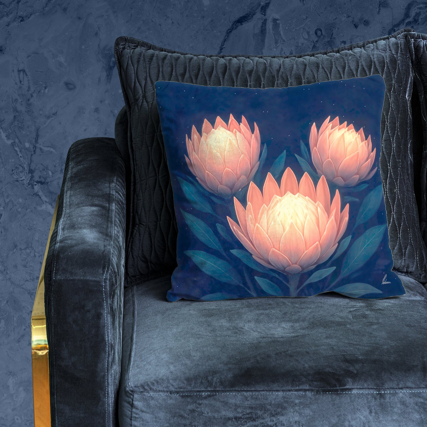 Midnight Protea Luxury Scatter by Nathan Pieterse