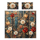 Midnight Rococo Floral Duvet Cover Set