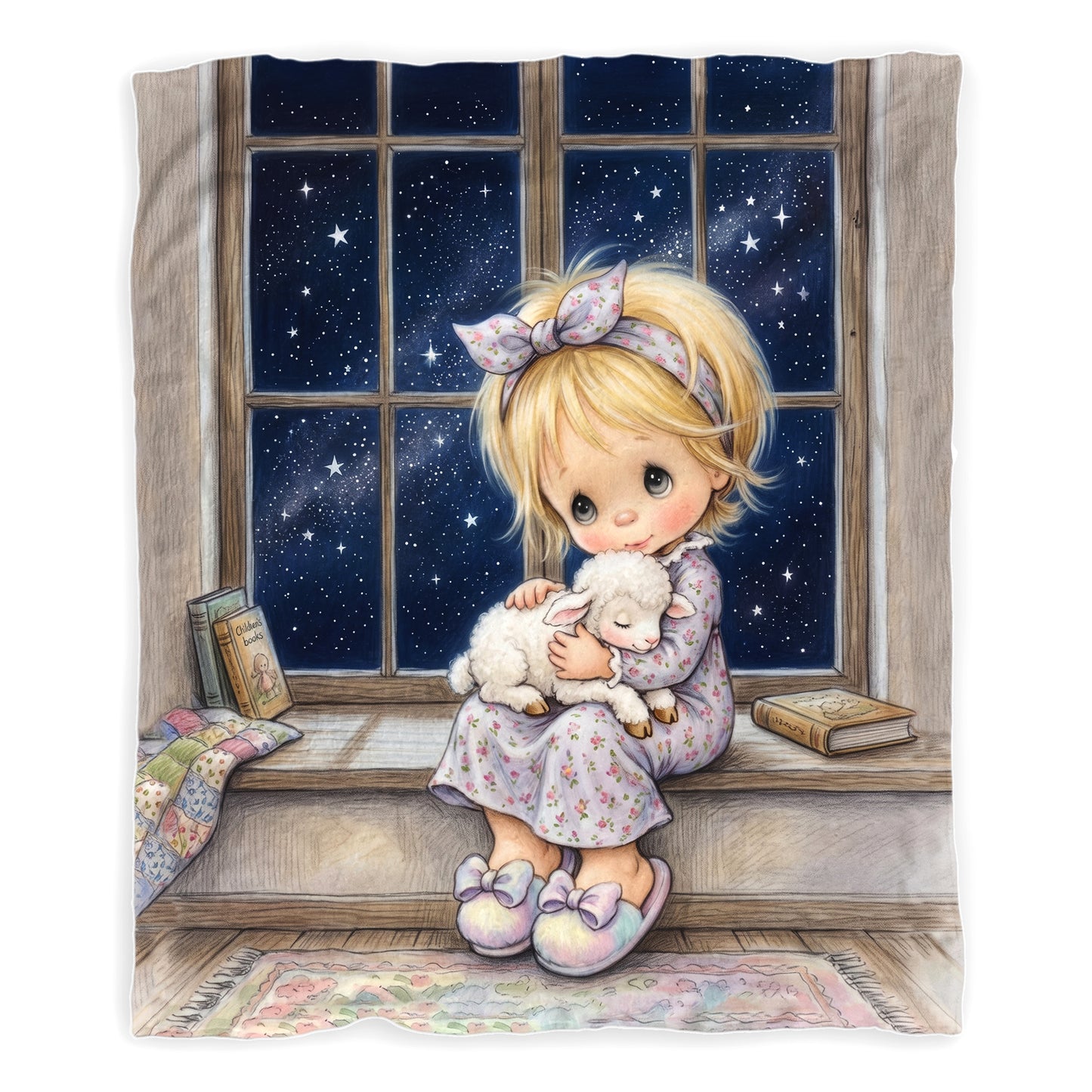 Midnight Snuggles Toddler Fleece Blanket