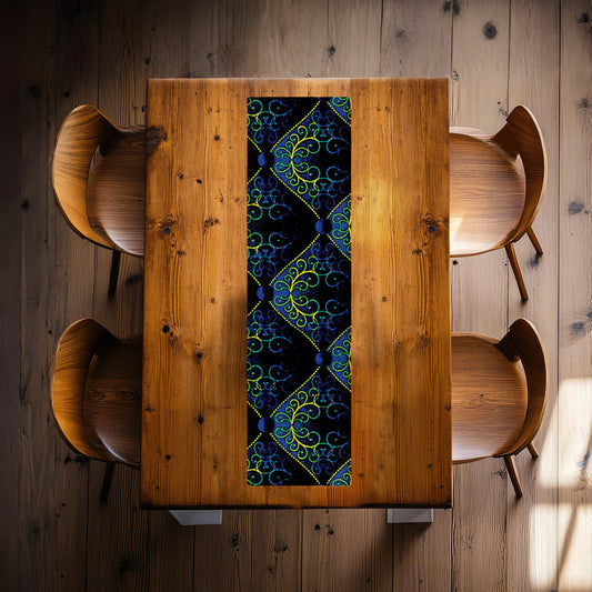 Midnight Symphony 160cm Table Runner