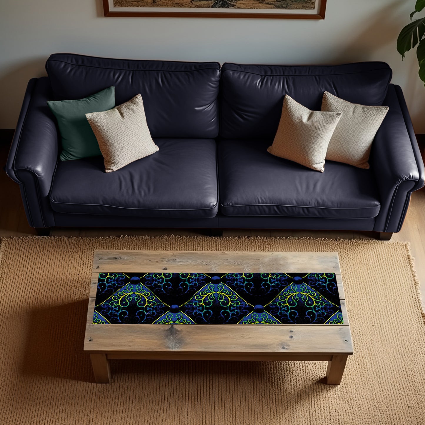 Midnight Symphony 160cm Table Runner