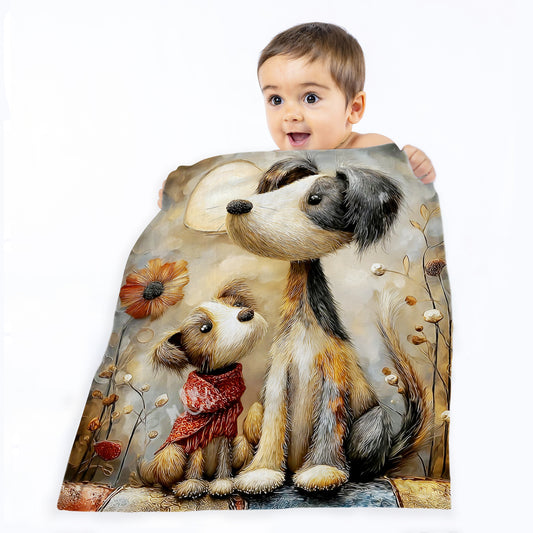 Milly and Mom Toddler Fleece Blanket