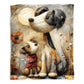 Milly and Mom Toddler Fleece Blanket