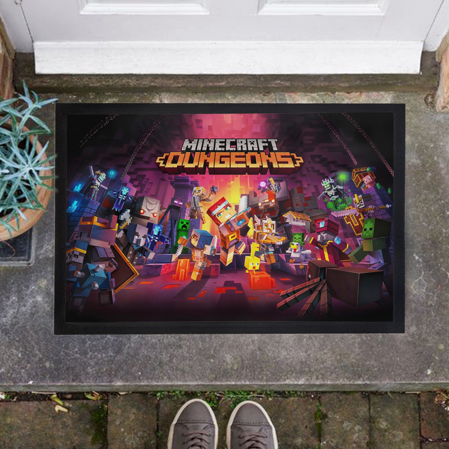 Minecraft Dungeons Battle Door Mat