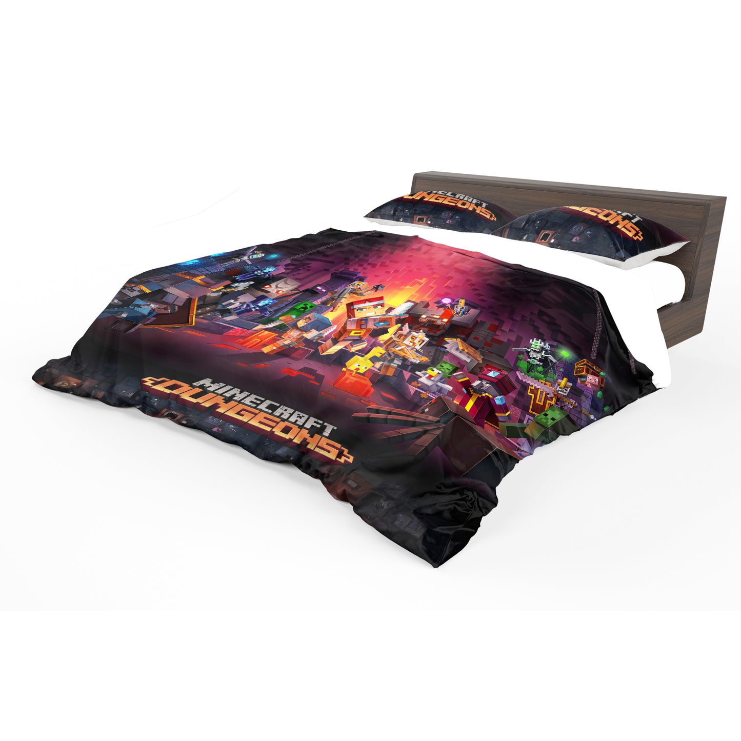 Minecraft Dungeons Battle Duvet Cover Set