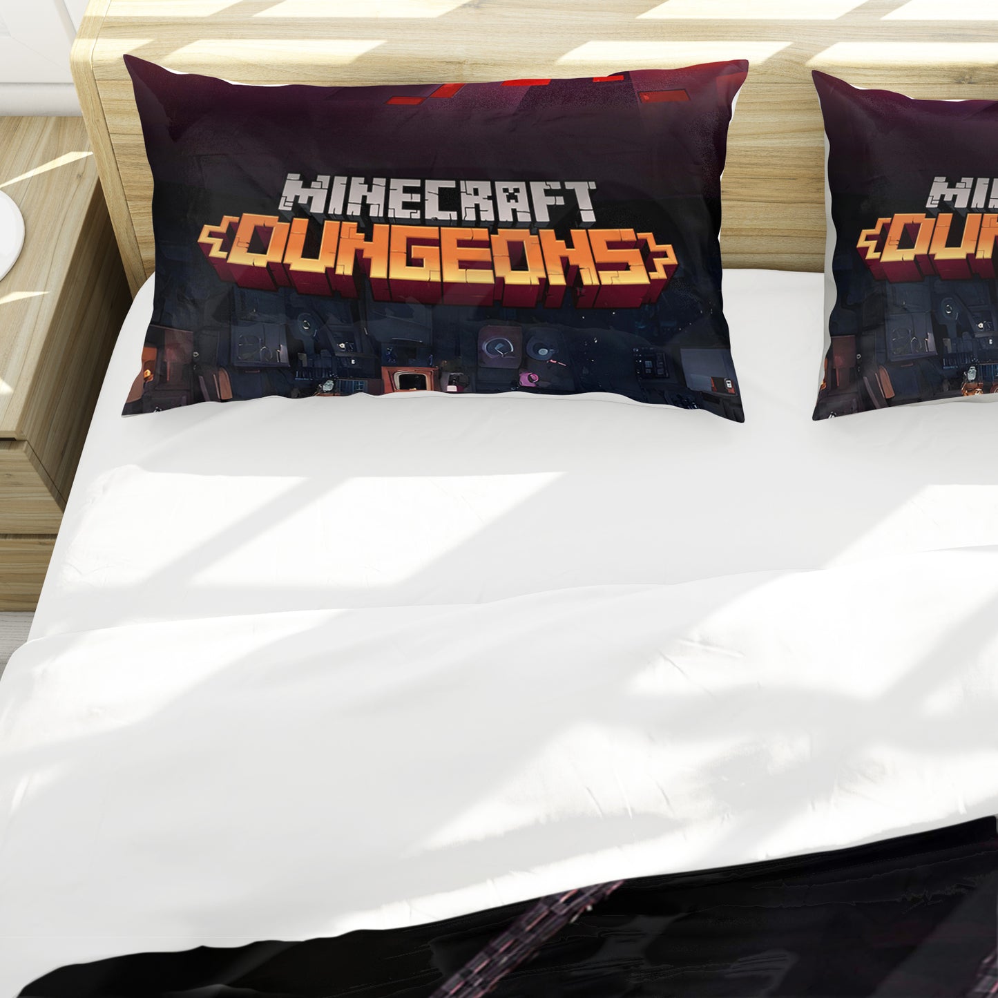 Minecraft Dungeons Battle Duvet Cover Set