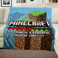 Minecraft Hill Light Weight Fleece
