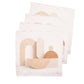 Minimalist Abstract Neutral Shapes Napkins by Nathan Pieterse