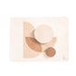 Minimalist Abstract Neutral Shapes Placemats by Nathan Pieterse