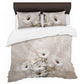 Minimalist White Daisy Duvet Cover Set