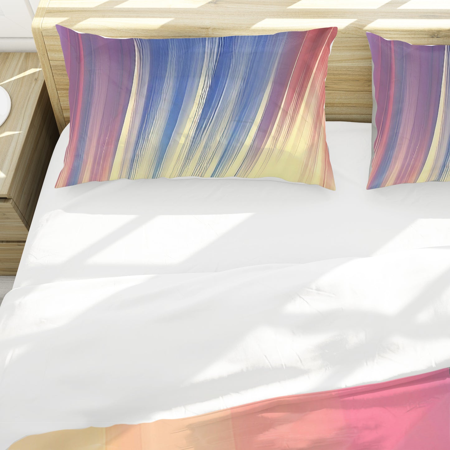 Minimalistc Paint Strokes Duvet Cover Set