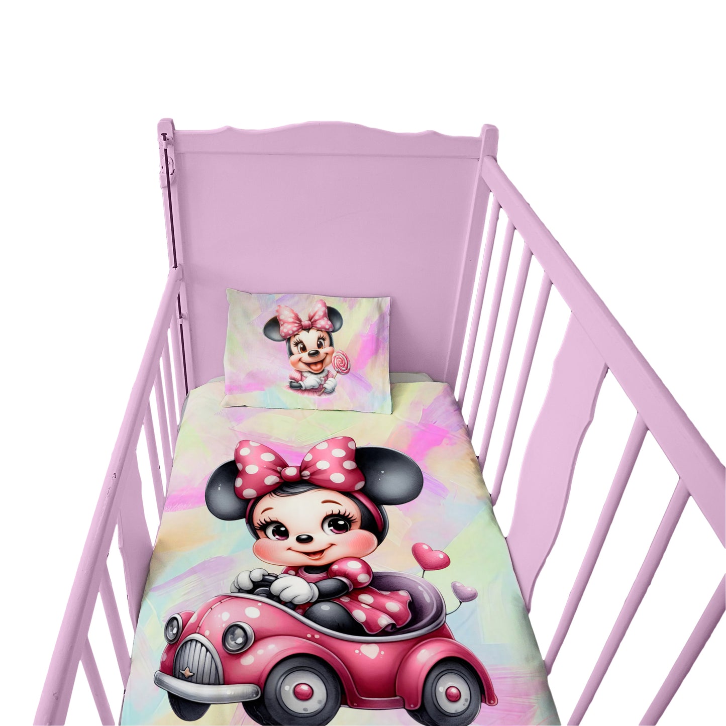 Minnie Go Carts Cot Set