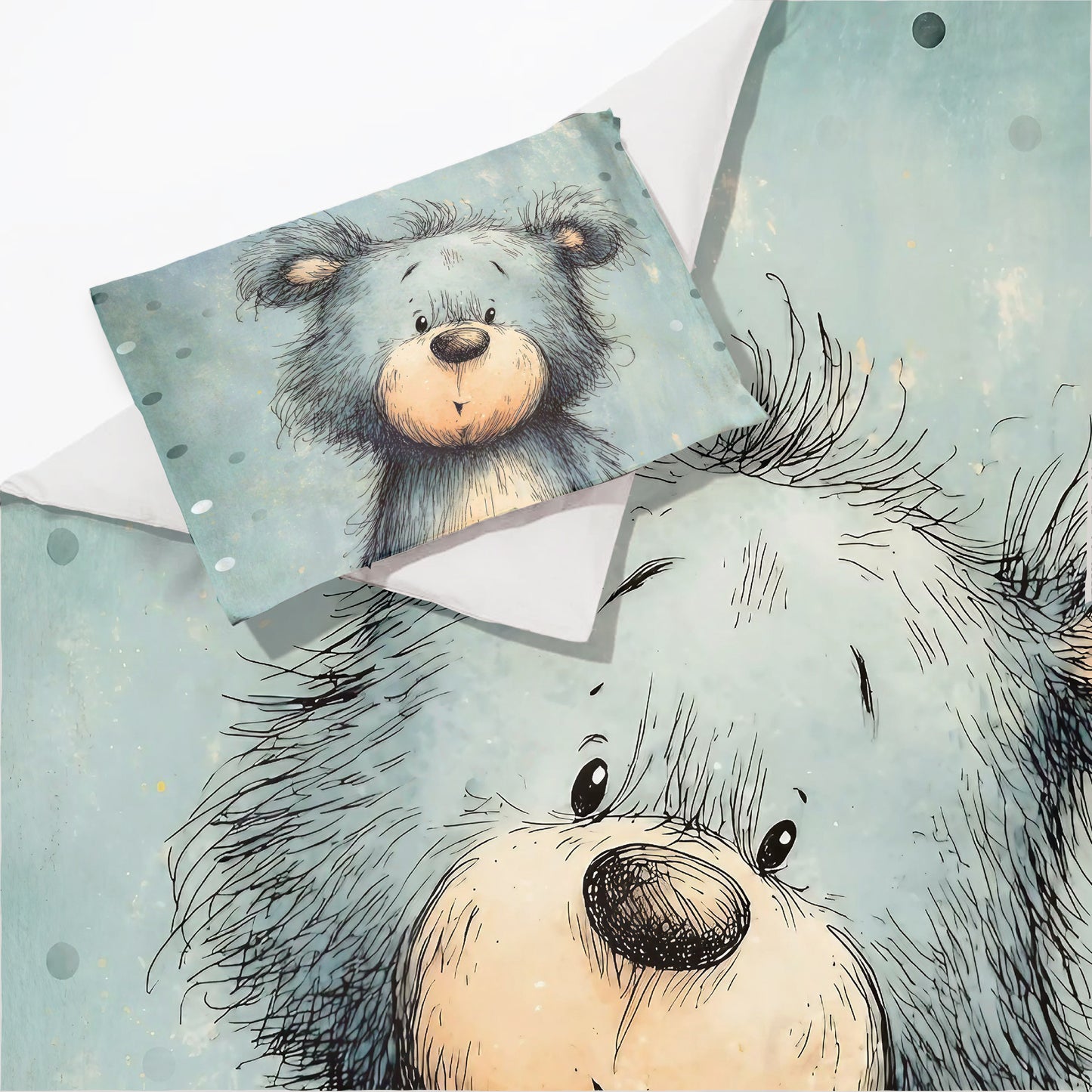 Mint Green Baby Animal Bear