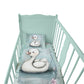 Mint Green Baby Animal Duck Cot Set