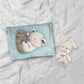 Mint Green Baby Animal Piglet Cot Set