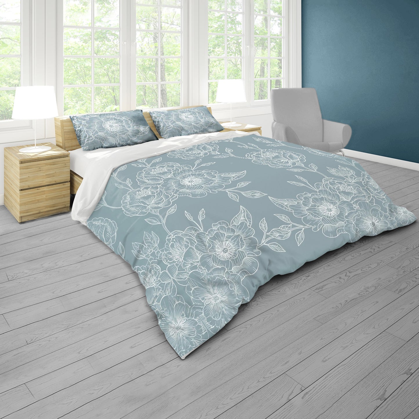 Mint Green Duvet Cover Set