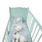Mint Green Lamb Cot Set