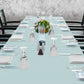 Mint Green Stripes 3m Rectangle Tablecloth