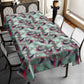Mint Green with Red Accents Rectangle Tablecloth
