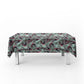 Mint Green with Red Accents Rectangle Tablecloth