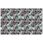 Mint Green with Red Accents Rectangle Tablecloth