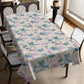 Mint and Lilac Patterns Rectangle Tablecloth
