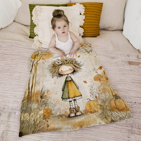 Miss Autumn Toddler Fleece Blanket