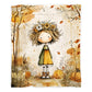 Miss Autumn Toddler Fleece Blanket